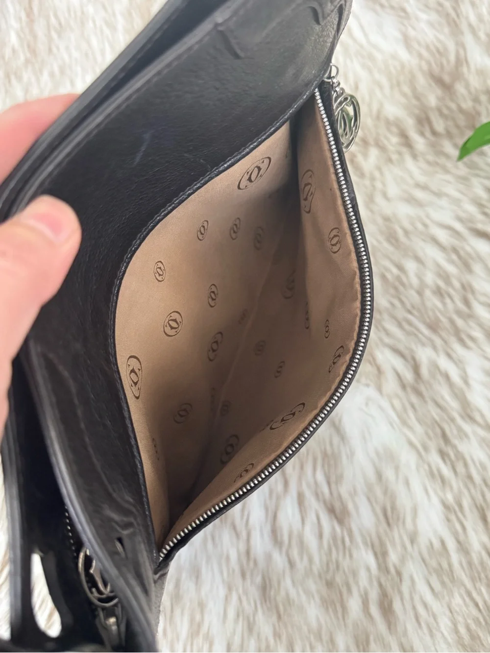 Cartier Vintage Marcello Reporter Leather  Shoulder Bag